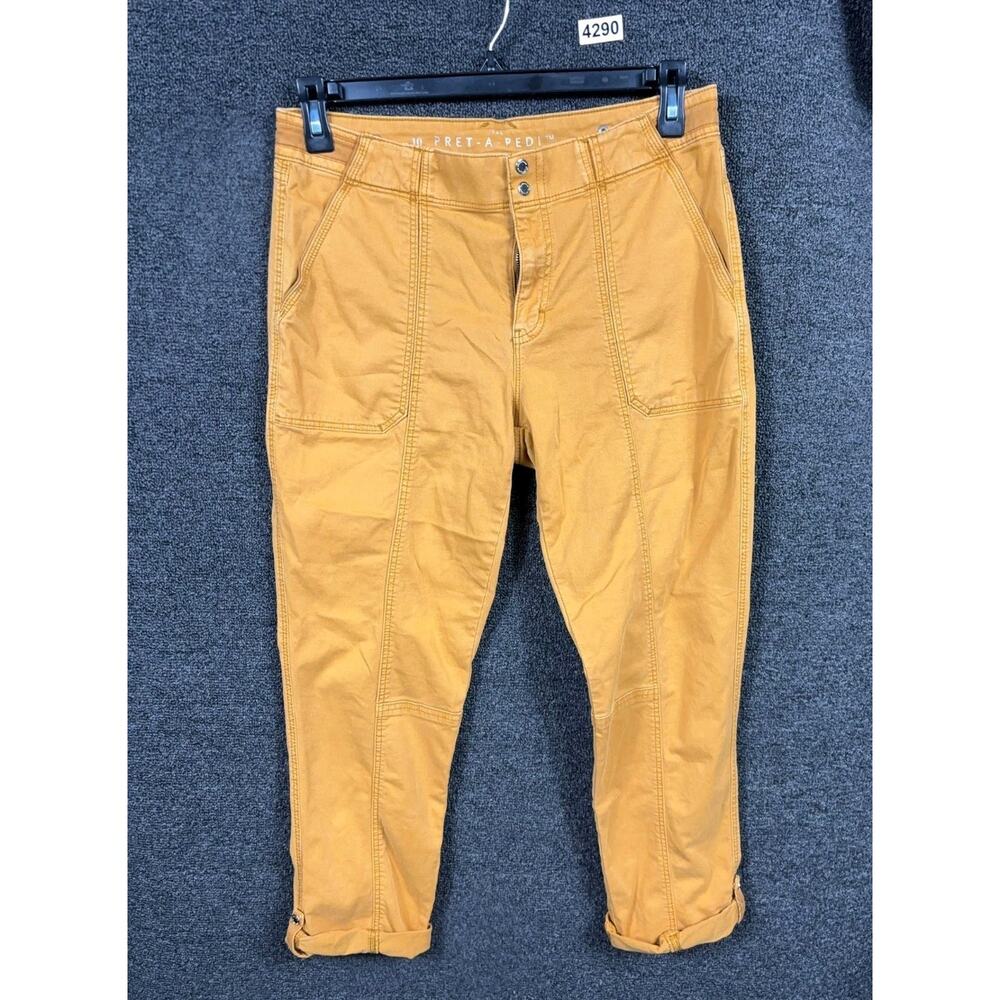 White House Black Market Mustard Pret-a-Pedi pants
